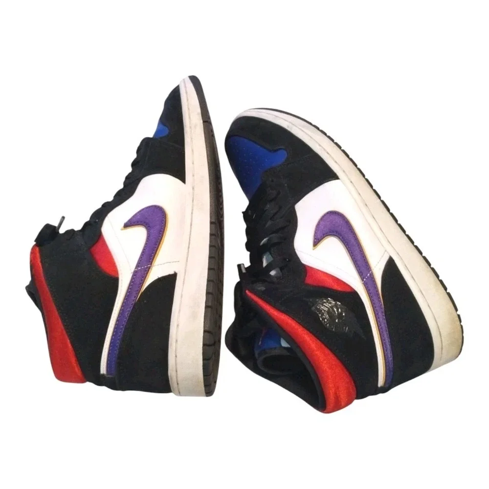 Air‎ Jordan 1 Mid SE Rivals Men's Size 11 White/Black/Multicolor